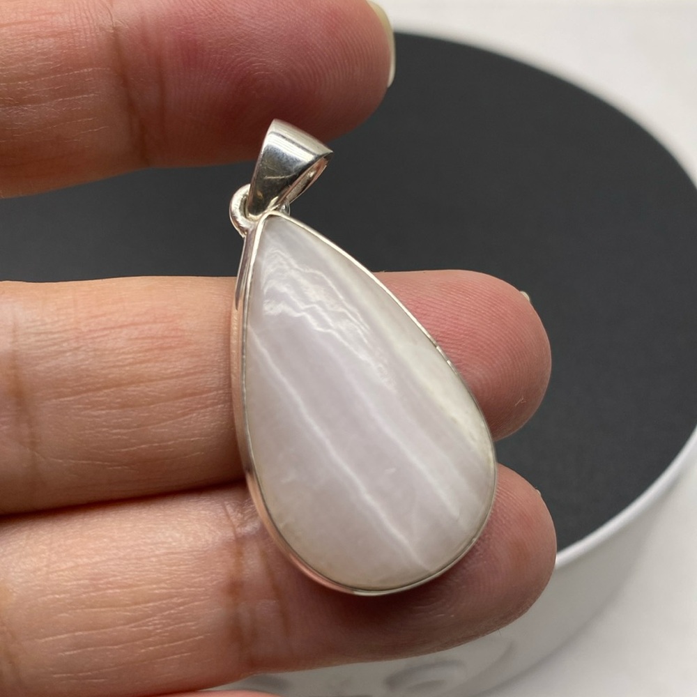 🆕 Natural Pink Aragonite Pendant 🩷🩷🩷 Solid Sterling Silver 925